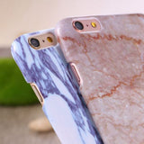 Maxbell Beige Marble Grain Hard Back Case Cover Shell For iPhone 6 / 6s