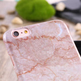 Maxbell Beige Marble Grain Hard Back Case Cover Shell For iPhone 6 / 6s