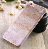 Maxbell Beige Marble Grain Hard Back Case Cover Shell For iPhone 6 / 6s