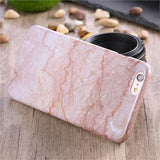 Maxbell Beige Marble Grain Hard Back Case Cover Shell For iPhone 6 / 6s