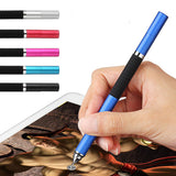 Maxbell 2in1 Capacitive Touch Screen Stylus Ballpoint Pen For iPhone Samsung Silver