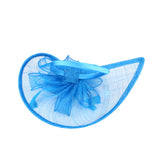Maxbell Aliceband Hat Fascinator Feather Headband Wedding Lady Royal Ascot Blue