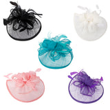Maxbell Aliceband Hat Fascinator Feather Headband Wedding Lady Royal Ascot Purple