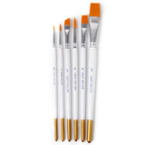 Maxbell Professional 6 Art Paint Brushes Set Acrylic Oil Watercolors Artist Painting Assorted Size