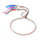 Maxbell Womens Feather Tassels Belt Colorful Braided Headband Bohemian Style