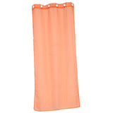 Maxbell Elegant Eyelet Curtain Dapes Solid Window Panel Room Door Office Living Room Decor Orange