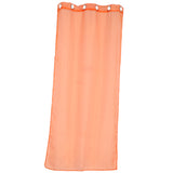 Maxbell Elegant Eyelet Curtain Dapes Solid Window Panel Room Door Office Living Room Decor Orange