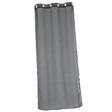 Maxbell Elegant Eyelet Curtain Dapes Solid Window Panel Room Door Office Living Room Decor Black