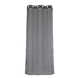 Maxbell Elegant Eyelet Curtain Dapes Solid Window Panel Room Door Office Living Room Decor Black