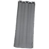 Maxbell Elegant Eyelet Curtain Dapes Solid Window Panel Room Door Office Living Room Decor Black