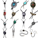 Maxbell Bolo Tie Bronze Bolo Tips Kit Cowboy Hat Cap Necklace Indian Accessory