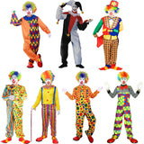Maxbell Clown Costume Masquerade Carnival Halloween Fancy Dress Up Party Mens Suit