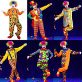 Maxbell Clown Costume Masquerade Carnival Halloween Fancy Dress Up Party Mens Suit