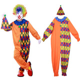 Maxbell Clown Costume Masquerade Carnival Halloween Fancy Dress Up Party Mens Suit