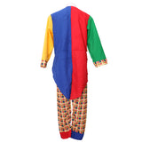 Maxbell Halloween Masquerade Clown Costume Tops Coat Pant Hat Set Mens Fancy Dress