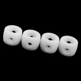 Maxbell 4Pcs/Set 16mm Foosball Fussball Table Rod Bumpers Buffer For Table Soccer Football White