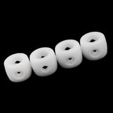 Maxbell 4Pcs/Set 16mm Foosball Fussball Table Rod Bumpers Buffer For Table Soccer Football White