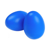 Maxbell 2 Pieces Plastic Percussion Musical Instrument Egg Maracas Shakers Blue