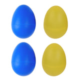 Maxbell 2 Pieces Plastic Percussion Musical Instrument Egg Maracas Shakers Blue