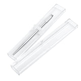 Maxbell Lot of 10 Transparent Manual Tattoo Pen Box Permanent Makeup Needles Protector Tools Storage Case