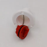 Maxbell Nylon Marine Boat Yacht Fuel Deck Filler Red Cap for 1 1/2" 38mm Socket