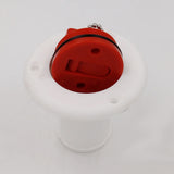 Maxbell Nylon Marine Boat Yacht Fuel Deck Filler Red Cap for 1 1/2" 38mm Socket