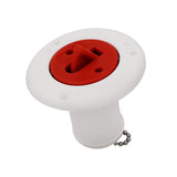 Maxbell Nylon Marine Boat Yacht Fuel Deck Filler Red Cap for 1 1/2" 38mm Socket