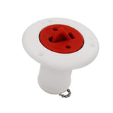 Maxbell Nylon Marine Boat Yacht Fuel Deck Filler Red Cap for 1 1/2