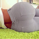 Maxbell Women Fashionable Breathable Stretchable Elastic Pencil Pants Trousers Leggings Jeggings Gray S