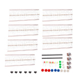 Maxbell Electronics Parts Component Kit - Arduino Compatible Buttons Switches LEDs