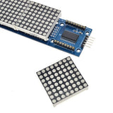 Maxbell MAX7219 Dot LED Matrix MCU Control LED Display Module for Arduino Raspberry with 5-Pin Cable