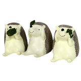 Maxbell 3 pieces Micro Landscape Decorations Mini Resin Animal Garden DIY Hedgehog