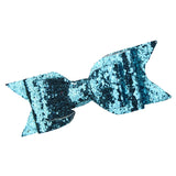 Maxbell Baby Girls Women Fashionable Bow Hair Clip Glitter Headwear Decor Hair Ornaments Blue