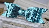 Maxbell Baby Girls Women Fashionable Bow Hair Clip Glitter Headwear Decor Hair Ornaments Blue