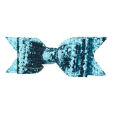 Maxbell Baby Girls Women Fashionable Bow Hair Clip Glitter Headwear Decor Hair Ornaments Blue