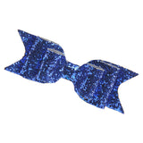 Maxbell Baby Girls Women Fashionable Bow Hair Clip Glitter Headwear Decor Hair Ornaments Royal Blue