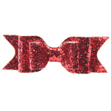 Maxbell Baby Girls Women Fashionable Bow Hair Clip Glitter Headwear Decor Hair Ornaments Red