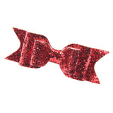 Maxbell Baby Girls Women Fashionable Bow Hair Clip Glitter Headwear Decor Hair Ornaments Red