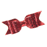 Maxbell Baby Girls Women Fashionable Bow Hair Clip Glitter Headwear Decor Hair Ornaments Red