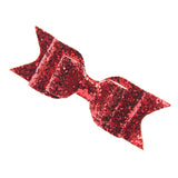 Maxbell Baby Girls Women Fashionable Bow Hair Clip Glitter Headwear Decor Hair Ornaments Red