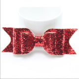 Maxbell Baby Girls Women Fashionable Bow Hair Clip Glitter Headwear Decor Hair Ornaments Red