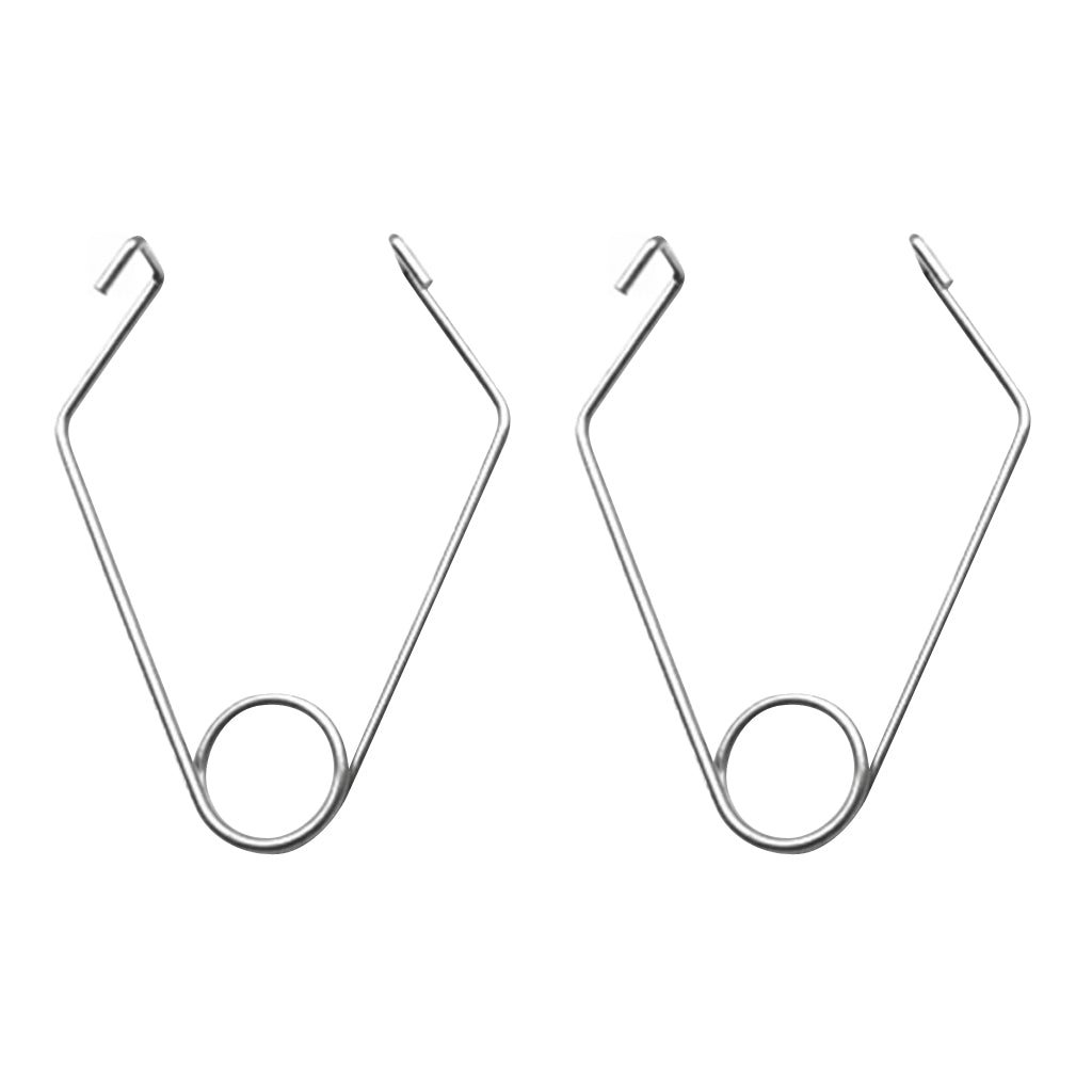 Maxbell 2 Pieces Stainless Steel Cord Fastener Tightener For Climbing Rope Protector Sleeve Hiking Travel