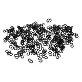 Maxbell 100pcs Bike Cable Clips Plastic Brake Cable Clips Mountain Bike Clip Black