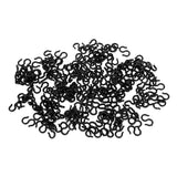 Maxbell 100pcs Bike Cable Clips Plastic Brake Cable Clips Mountain Bike Clip Black