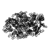 Maxbell 100pcs Bike Cable Clips Plastic Brake Cable Clips Mountain Bike Clip Black