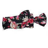 Maxbell Set Of Baby Girls Comfortable Fashionable Floral Cotton Blend T-Shirt Pants Headband 110