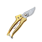 Maxbell Easy Simple Use Hand Garden Pruning Picking Shears Cutter Gardening Plant Scissors Branch Pruner Snip Tool Golden