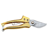 Maxbell Easy Simple Use Hand Garden Pruning Picking Shears Cutter Gardening Plant Scissors Branch Pruner Snip Tool Golden