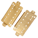 Maxbell 2Pc Humbucker Pickup Baseplate Brass for Electric Guitar Replacement 50/52mm