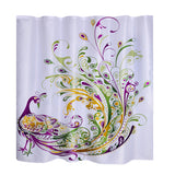 Maxbell Home Bathroom Bedroom Door Window Use Extra Long Fabric Bath Shower Cute Print Pattern Curtain With 12 Hooks #1